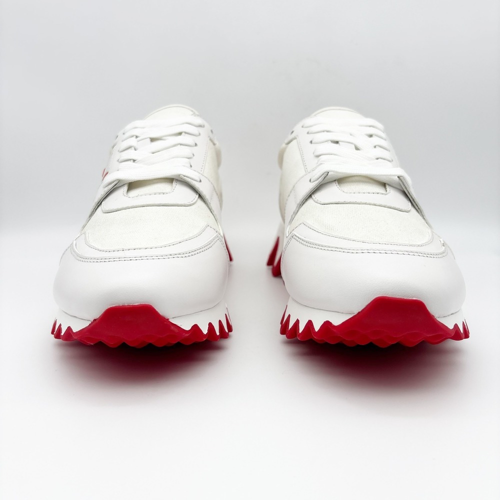NWB Christian Louboutin Nastroshark Donna Sneakers in White Size 41 - Picture 7 of 16